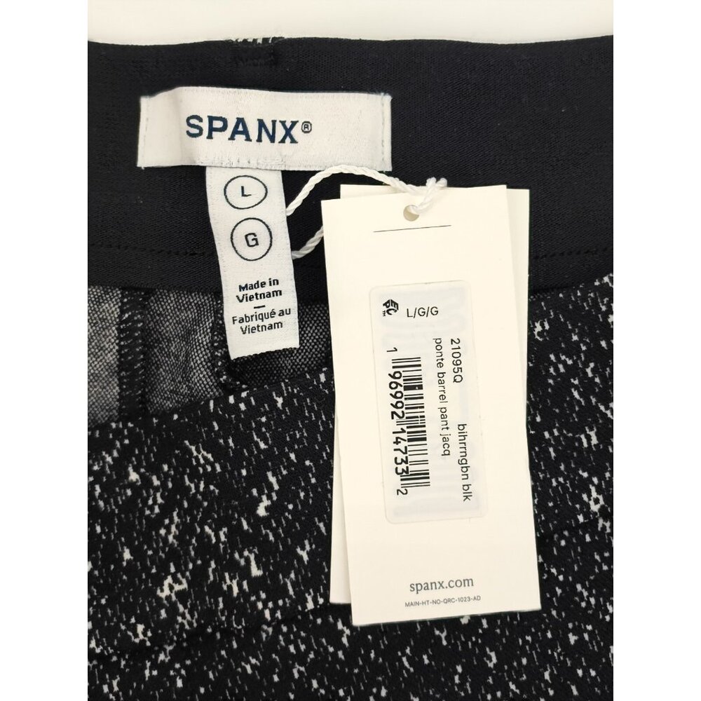 Spanx Women's Ponte Barrel Leg Black Pants Size L - Picture 5 of 11